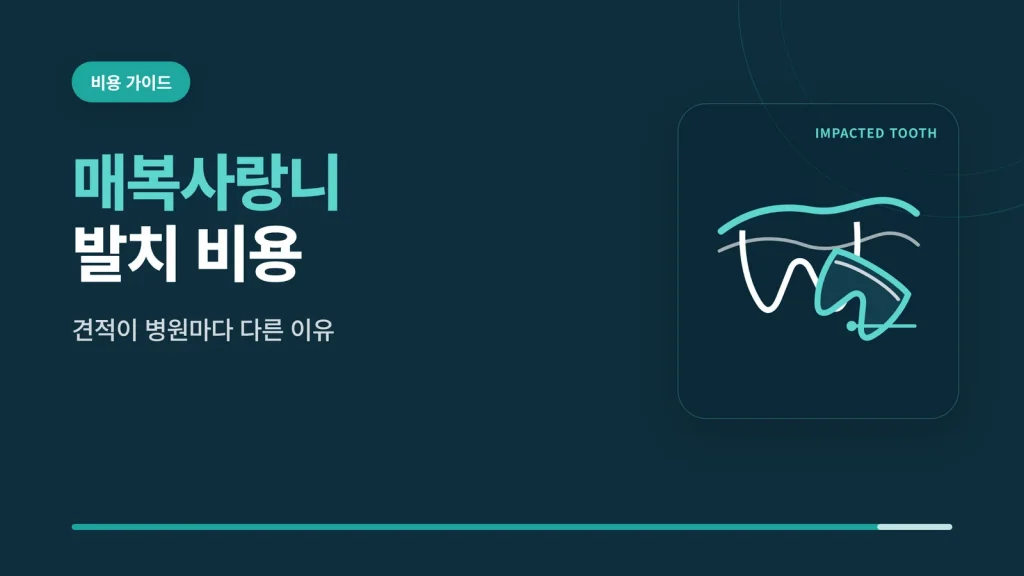 매복사랑니 발치 비용 안내 썸네일