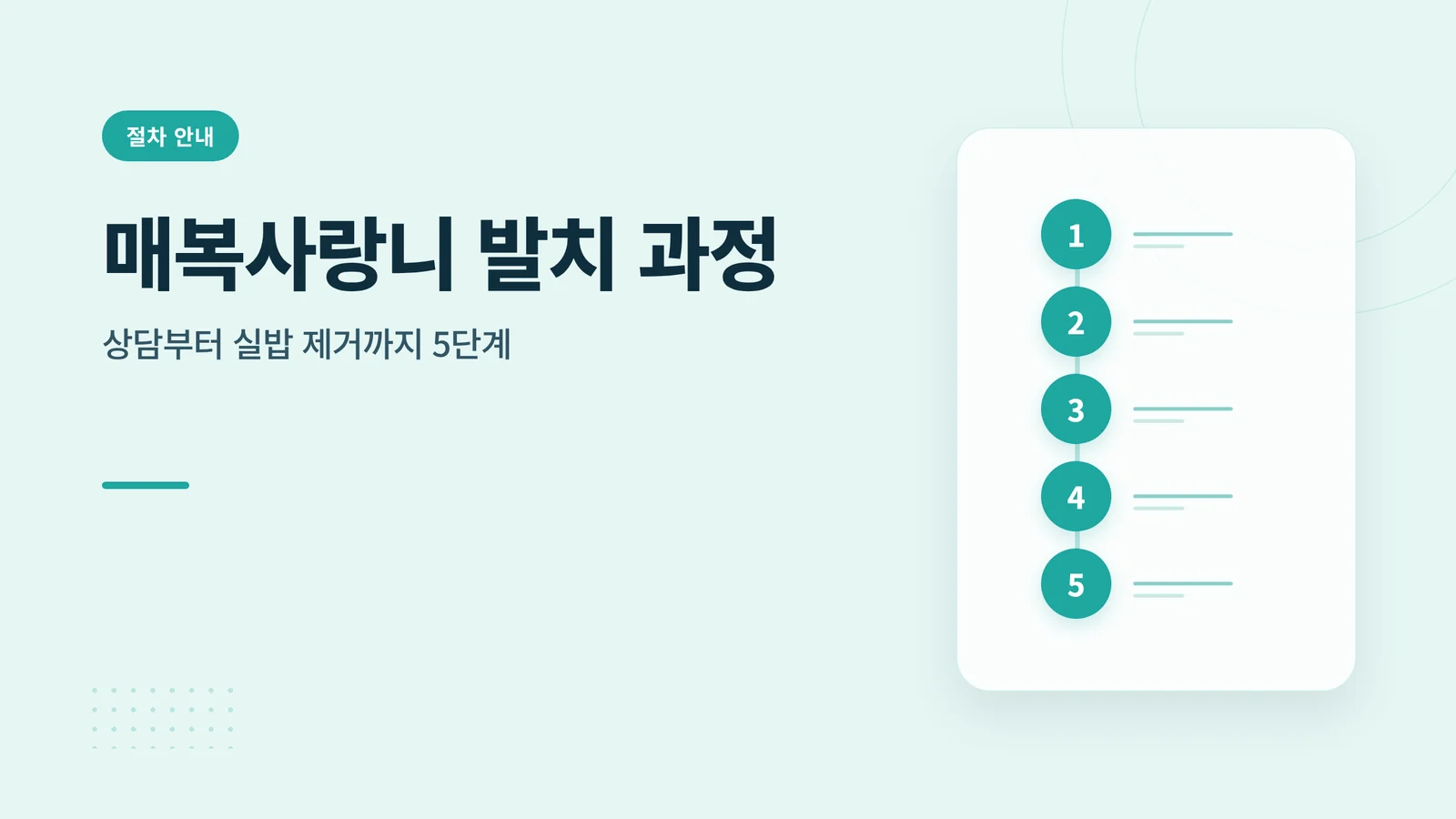 매복사랑니 발치 과정
